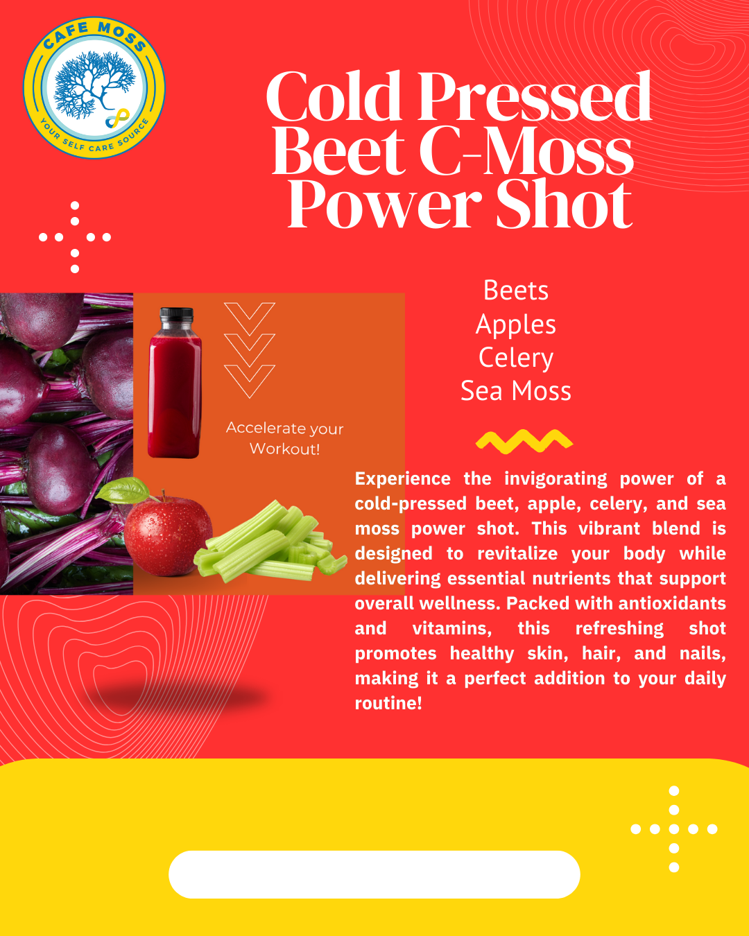 Beet C-Moss Power Shot 4 oz